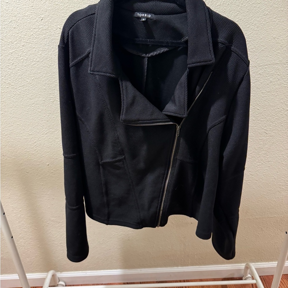 Torrid Black Textured Women's Blazer